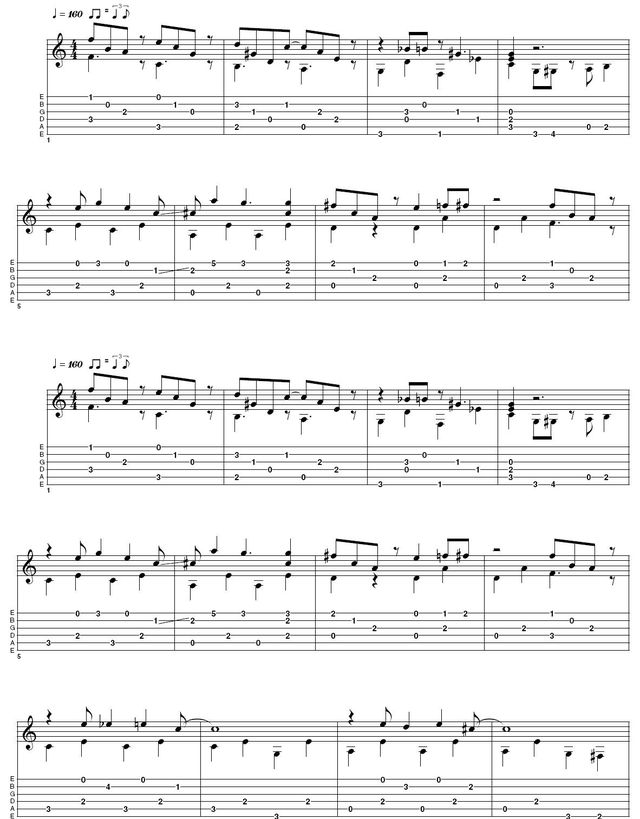 Tab: Play acoustic like Blind Blake